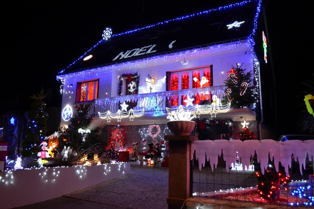 La maison illuminée de Brigitte
